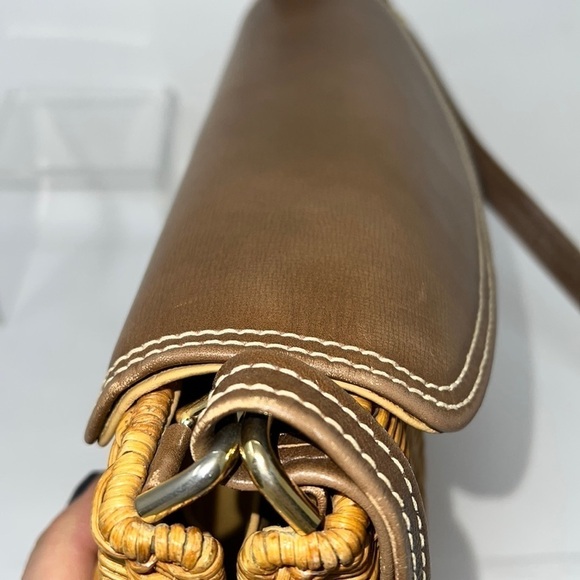Rodo Rattan Leather Adjustable Shoulder Crossbody Strap Made in Italy Rare - Picture 16 of 16